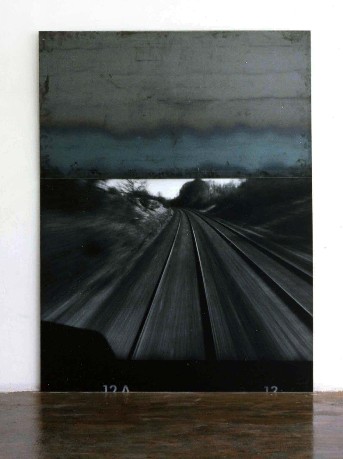 Unttled(Plate work1987,136x182 cm)